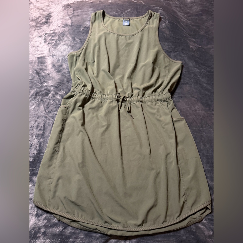 Tek Gear Olive Green Mini Dress
